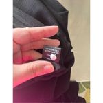 WAYF  Black Long Sleeve Deep V Cutout Bell Sleeve Blouse Size 8 Faux Pearl Button Photo 3