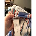 All in Favor  striped blouse‎ w. tie front - size small Photo 3