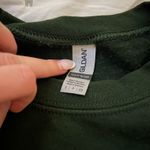 Gildan Dark Green Crewneck Photo 4