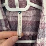 Kuhl Kamila Purple Plaid Flannel Button Down Shirt Size XS Photo 4