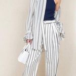 NEW Polo Ralph Lauren white collared striped button up blouse size 0 women's nau Photo 0