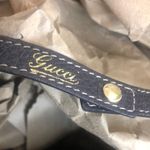 Gucci Vintage Crystal Abbey Coated Canvas Brown Leather Handles D Ring Shoulder Bag Photo 5