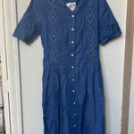 FINAL MARKDOWN Spencer creations denim studded dress small Photo 0