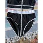 Blooming Jelly NWT, , High Neck Bikini, Black and White, Sz L Photo 4