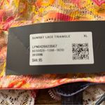 New savage x fenty SUNRAY LACE UNLINED PLUNGE BRA Size XL Pink Photo 6