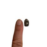 Brighton Vintage Y2K silver blue topaz stud earring ornate Filigree Heart design Photo 7