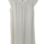 Vintage 70s Penneys Gaymode nightgown white chiffon style embroidered ruffle 34 Size M Photo 1
