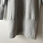 Y2K LaROK Womens Metal Studs Balloon Sleeve Sweatshirt Dress S Retro Skater Gray Photo 10