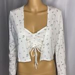 Pretty Garbage Top & Cardigan Floral Set White Photo 0