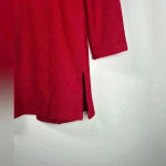 Kasper  Open Front Cardigan Sweater Red Cozy Wool Blend Women’s Size XS Photo 4