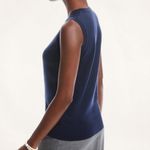 Brooks Brothers  Navy Blue Sleeveless Top XL Photo 2