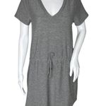 Chaser Dress Womens Medium Gray Sweatshirt Dress Neutral Basic Casual Minimalist Photo 0