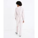 Madewell Corduroy Belted Jumpsuit K3347 Purple Pink Size 4 Photo 2