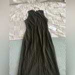 Lululemon NWT  All Aligned Midi Dress Dark Olive
Size 6 Photo 1