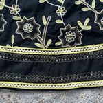 INDISKA Floral Embroidered Skirt Black XS Photo 1
