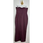 House Of CB  Lucia Strapless Corset Maxi Dress in Grape Size Large+ (X-Large) Photo 9