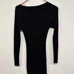 Lulus Lulu’s black zipper down sweater dress and a women’s size medium! Photo 4