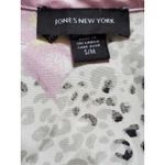 Jones New York Robe Tank Pant Pajama 3pc Set Women Medium Floral Leopard Photo 3