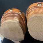 Women's Tan Leather Peep Photo 5