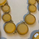 Kate Spade  New York yellow & gold tone Chunky Statement Hexagon Necklace Photo 5