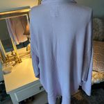 Aerie  lumber Jane lilac oversized button down cotton comfy casual shirt XL Photo 7