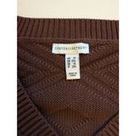 Canyon Retreat Short Sleeve Pullover Sweater Plus Sz 1X Preppy Boho Goblincore Brown Photo 6