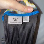 Worthington Boho Fairy Elevated Y2K Flowy Leopard Print‎ and Blue Ombré Maxi Skirt Photo 5