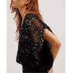 Free People NEW Intimately Black Summer Shine Bodysuit, Size S New w/Tag Photo 1