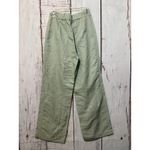 & Other Stories NWT & Other Stories HR Wide Leg Linen Blend Trouser Pants Green Size 6 Photo 4