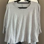 Aerie Light Gray Short Sleeve Lounge Tee Photo 0