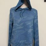 Spyder  Active Hoodie SweatShirt Blue Camouflage Stretch Pullover Size M Photo 2