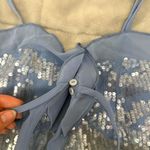 Boutique Going Out Y2K Sequin Sparkle Ruffle Cami Tank Top Photo 4