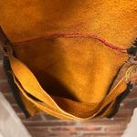 Western Cottage Core Vintage Leather Hand Made Leather Horse Crossbody Bag Brown Photo 8