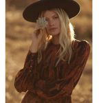 Farm Rio ππ Giraffes Black Puff Sleeve Maxi Dress ~ Giraffe Print Small S NWOT Photo 4