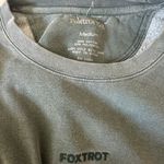 Foxtrot Forest Green Embroidered Pullover Sweatshirt Crewneck Size M Photo 1