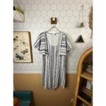 Akemi + Kin  by Anthropologie Navy Jovanie Coastal Flutter Dress - Size - Medium Photo 1