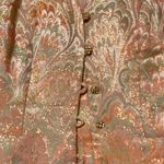 Vintage Karen miller New York short sleeve metallic floral blazer Pink Size M Photo 2