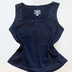 Vintage Heavenly Bodies Y2k 2000s  Sport Black tank top square neckline size M Photo 1