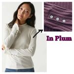 Michael Stars Opal Button Cuff Turtleneck Photo 1