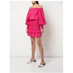 Alexis Marilena Smocked Off-shoulder Blouson-sleeve Dress Size XS Photo 6