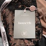 House Of CB . Nikita - Black Satin and Lace Corset Dress. Photo 11