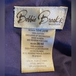 Vintage Bobbie Brooks Embroidered Floral Blouse Purple Women's Size 18W/20W Photo 4