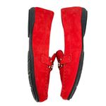 Geox  Annytah Red Suede Womens Loafers Size 40 EU 10 US Photo 5