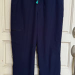 FIGS Freex Mesh Lined Navy Blue Scrub Zamora Jogger Bottoms Size Small Photo 0