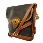Dooney & Bourke Vintage Cavalry Spectator Black British Tan AWL P76 Shoulder Bag Photo 11