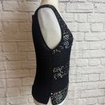 Papell Boutique Evening Vintage Hand Crocheted Dressy Sequins Top Size XL Photo 4