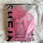 SheIn Bright Pink Barbie Surplice Neck Tank Top Summer Mini Dress Size Small Photo 10