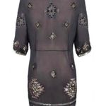ALLSAINTS  Spitalfields Paloma Chariot Beaded Sequin Silk Tunic Dress 6 Photo 2