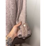 ivy and lace mohair blend thin knit sweater italy small Roll Sleeves Metallic Photo 2