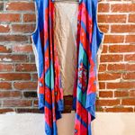 DKNY Vintage  Multicolor Silk Scarf Vest Photo 0